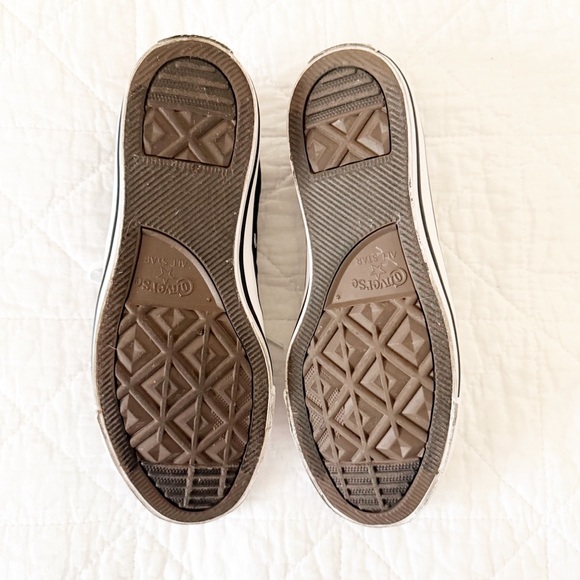 Converse Chuck Taylor All Star Crush Heel Sneakers Black 8 - Picture 6 of 8